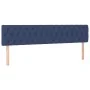 Box spring bed with blue fabric mattress 120x190 cm by , Beds and slatted bases - Ref: Foro24-3270431, Price: 437,00 €, Disco...