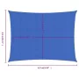 Toldo de vela rectangular HDPE azul 160 g/m² 3,5x4,5 m de , Sombrillas - Ref: Foro24-311516, Precio: 36,29 €, Descuento: %