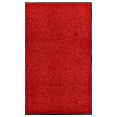 Felpudo lavable rojo 90x150 cm de vidaXL, Felpudos - Ref: Foro24-323425, Precio: 66,88 €, Descuento: %