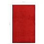 Felpudo lavable rojo 90x150 cm de vidaXL, Felpudos - Ref: Foro24-323425, Precio: 66,88 €, Descuento: %