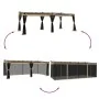 Cenador con paredes de malla acero taupe 6x3 m de , Carpas y cenadores - Ref: Foro24-4003916, Precio: 512,40 €, Descuento: %