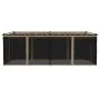 Cenador con paredes de malla acero taupe 6x3 m de , Carpas y cenadores - Ref: Foro24-4003916, Precio: 512,40 €, Descuento: %