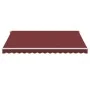 Toldo retráctil automático color burdeos 400x350 cm de , Toldos - Ref: Foro24-3214984, Precio: 439,31 €, Descuento: %