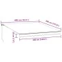 Toldo retráctil automático color burdeos 400x350 cm de , Toldos - Ref: Foro24-3214984, Precio: 439,31 €, Descuento: %
