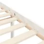 Cama para personas mayores con cabecero madera maciza blanco de vidaXL, Camas y somieres - Ref: Foro24-3195522, Precio: 163,7...