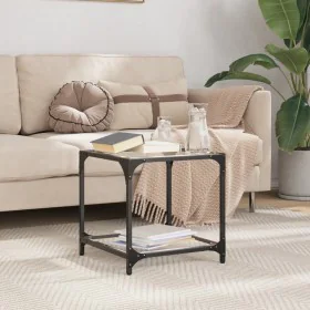 Mesa de centro superficie vidrio transparente acero 40x40x40 cm de , Mesas de centro - Ref: Foro24-845962, Precio: 32,62 €, D...