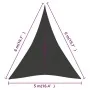 Toldo de vela gris antracita HDPE 160 g/m² 5x6x6 m de vidaXL, Sombrillas - Ref: Foro24-311098, Precio: 37,33 €, Descuento: %