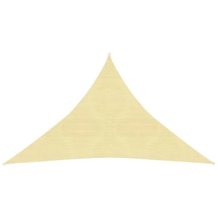 Toldo de vela beige HDPE 160 g/m² 3x3x4,2 m de vidaXL, Sombrillas - Ref: Foro24-311144, Precio: 21,18 €, Descuento: %