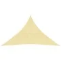 Toldo de vela beige HDPE 160 g/m² 3x3x4,2 m de vidaXL, Sombrillas - Ref: Foro24-311144, Precio: 21,18 €, Descuento: %