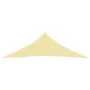 Toldo de vela beige HDPE 160 g/m² 3x3x4,2 m de vidaXL, Sombrillas - Ref: Foro24-311144, Precio: 21,18 €, Descuento: %