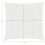 Toldo de vela blanco HDPE 160 g/m² 5x5 m de vidaXL, Sombrillas - Ref: Foro24-311223, Precio: 52,08 €, Descuento: %