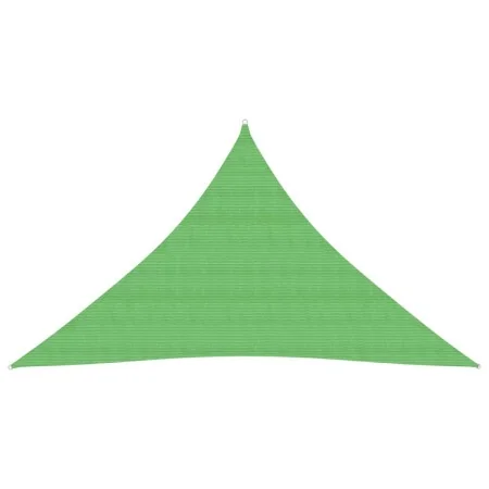 Toldo de vela HDPE verde claro 160 g/m² 5x5x6 m de vidaXL, Sombrillas - Ref: Foro24-311320, Precio: 32,62 €, Descuento: %