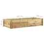 Jardinera para verduras madera pino impregnada 197x100x40cm de vidaXL, Maceteros y jardineras - Ref: Foro24-43345, Precio: 10...