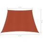 Toldo de vela HDPE terracota 160 g/m² 3/4x2 m de vidaXL, Sombrillas - Ref: Foro24-311378, Precio: 19,53 €, Descuento: %