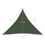 Toldo de vela verde oscuro HDPE 160 g/m² 4x4x4 m de vidaXL, Sombrillas - Ref: Foro24-311478, Precio: 24,74 €, Descuento: %
