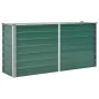 Green galvanized steel garden bed 160x40x77 cm by vidaXL, Pots and planters - Ref: Foro24-44849, Price: 59,76 €, Discount: %