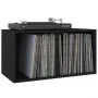 Caja para discos de vinilo madera contrachapada negro71x34x36cm de vidaXL, Almacenamiento para CD y DVD - Ref: Foro24-800118,...