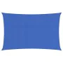 Toldo de vela HDPE azul 160 g/m² 2x5 m de vidaXL, Sombrillas - Ref: Foro24-311506, Precio: 29,27 €, Descuento: %