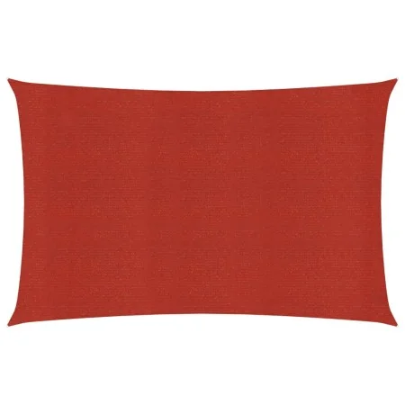 Toldo de vela rojo HDPE 160 g/m² 3,5x4,5 m de vidaXL, Sombrillas - Ref: Foro24-311626, Precio: 43,23 €, Descuento: %
