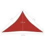 Toldo de vela HDPE rojo 160 g/m² 4x4x5,8 m de vidaXL, Sombrillas - Ref: Foro24-311644, Precio: 27,43 €, Descuento: %