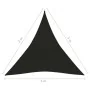 Toldo de vela HDPE negro 160 g/m² 3x3x3 m de vidaXL, Sombrillas - Ref: Foro24-311747, Precio: 20,64 €, Descuento: %