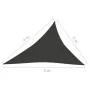Toldo de vela negro HDPE 160 g/m² 3x4x5 m de vidaXL, Sombrillas - Ref: Foro24-311751, Precio: 32,14 €, Descuento: %