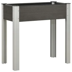 Mesa de cultivo para jardín WPC gris 75x40x75 cm de vidaXL, Maceteros y jardineras - Ref: Foro24-149010, Precio: 62,27 €, Des...