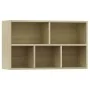 Estantería/Aparador madera contrachapada color roble 50x25x80cm de vidaXL, Librerías y estanterías - Ref: Foro24-800165, Prec...