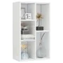 Estantería/Aparador contrachapada blanco brillo 50x25x80 cm de vidaXL, Librerías y estanterías - Ref: Foro24-800168, Precio: ...