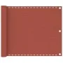 Toldo para balcón HDPE terracota 75x600 cm de vidaXL, Sombrillas - Ref: Foro24-310947, Precio: 20,44 €, Descuento: %