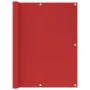 Toldo para balcón HDPE rojo 120x300 cm de vidaXL, Sombrillas - Ref: Foro24-311012, Precio: 13,75 €, Descuento: %
