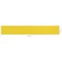 Gelbe HDPE-Balkonmarkise 90x600 cm von vidaXL, Sonnenschirme - Ref: Foro24-310999, Preis: 17,75 €, Rabatt: %