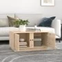 Mesa de centro de madera maciza de pino 80x50x40 cm de vidaXL, Mesas de centro - Ref: Foro24-814419, Precio: 64,46 €, Descuen...