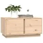 Mesa de centro de madera maciza de pino 80x50x40 cm de vidaXL, Mesas de centro - Ref: Foro24-814419, Precio: 64,46 €, Descuen...