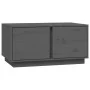 Mesa de centro madera maciza de pino gris 80x50x40 cm de vidaXL, Mesas de centro - Ref: Foro24-814421, Precio: 68,35 €, Descu...