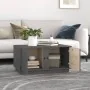 Mesa de centro madera maciza de pino gris 80x50x40 cm de vidaXL, Mesas de centro - Ref: Foro24-814421, Precio: 68,35 €, Descu...