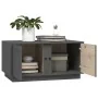 Mesa de centro madera maciza de pino gris 80x50x40 cm de vidaXL, Mesas de centro - Ref: Foro24-814421, Precio: 68,35 €, Descu...