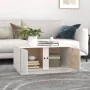 Mesa de centro madera maciza de pino blanco 80x50x40 cm de vidaXL, Mesas de centro - Ref: Foro24-814420, Precio: 72,59 €, Des...