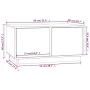 Mesa de centro madera maciza de pino blanco 80x50x40 cm de vidaXL, Mesas de centro - Ref: Foro24-814420, Precio: 72,59 €, Des...