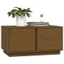 Mesa de centro madera maciza de pino marrón miel 80x50x40 cm de vidaXL, Mesas de centro - Ref: Foro24-814422, Precio: 68,35 €...