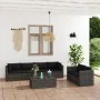 Set de sofás de jardín 7 piezas y cojines ratán sintético gris de vidaXL, Conjuntos de jardín - Ref: Foro24-3059493, Precio: ...