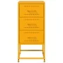 Mesita de noche acero amarillo mostaza 36x39x78 cm by , Nightstands - Ref: Foro24-846584, Price: 76,99 €, Discount: %
