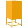 Mesita de noche acero amarillo mostaza 36x39x78 cm by , Nightstands - Ref: Foro24-846584, Price: 76,99 €, Discount: %