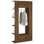 Mueble de recbidor 2 uds madera contrachapada marrón roble de vidaXL, Taquillas y armarios de almacenamiento - Ref: Foro24-31...