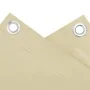 Pantalla de privacidad de balcón PVC crema 500x75 cm de , Paneles de vallas - Ref: Foro24-4005390, Precio: 19,40 €, Descuento: %