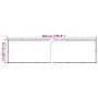 Sichtschutz-Balkonverkleidung aus PVC in Creme, 500x75 cm. von , Zaunpaneele - Ref: Foro24-4005390, Preis: 19,40 €, Rabatt: %