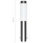 Lámpara de pared acero inoxidable impermeable 60 W de vidaXL, Iluminación de exterior - Ref: Foro24-40372, Precio: 15,81 €, D...