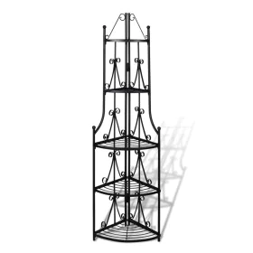 Black Corner Plant Shelf by vidaXL, Pot stands - Ref: Foro24-40782, Price: 75,02 €, Discount: %