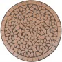 Mesa de bistro de mosaico terracota 60 cm de vidaXL, Mesas de jardín - Ref: Foro24-41528, Precio: 96,16 €, Descuento: %
