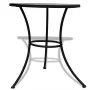 Mesa de bistro terraza mosaico negro y blanco 60 cm de vidaXL, Mesas de jardín - Ref: Foro24-41532, Precio: 95,31 €, Descuent...